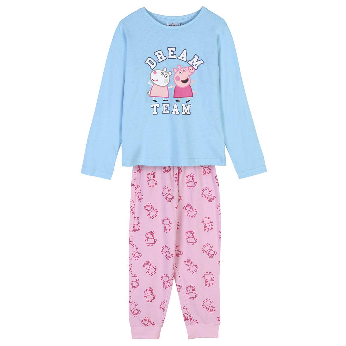 Pijama largo single jersey peppa pig