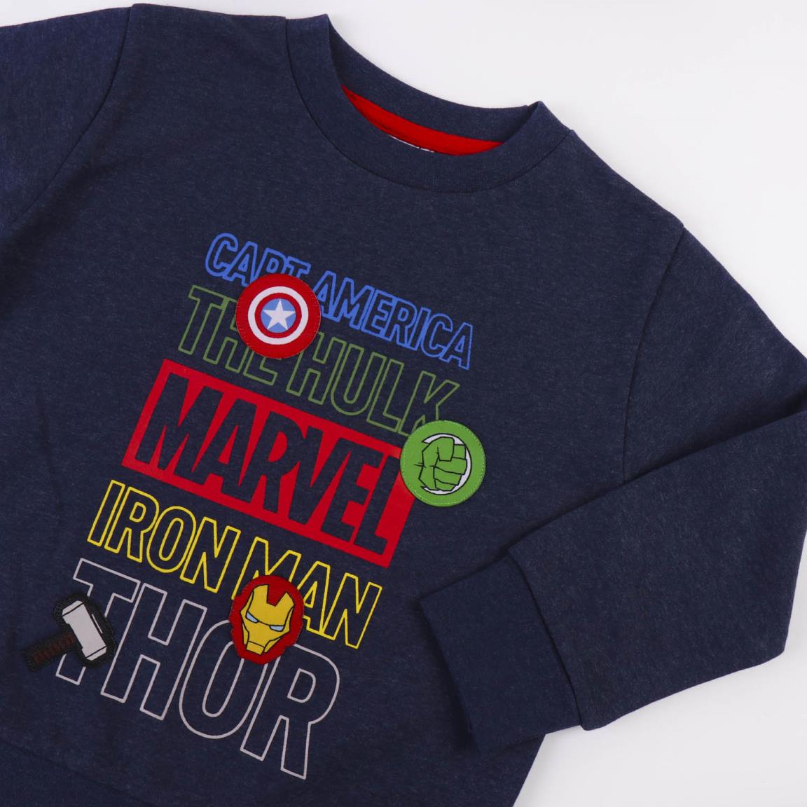 Chandal cotton brushed 3 piezas marvel