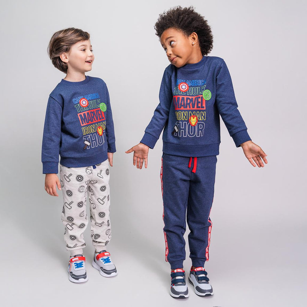 Chandal cotton brushed 3 piezas marvel