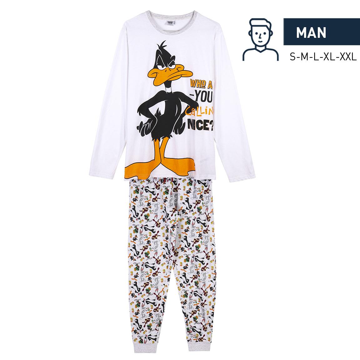 Pijama largo single jersey looney tunes
