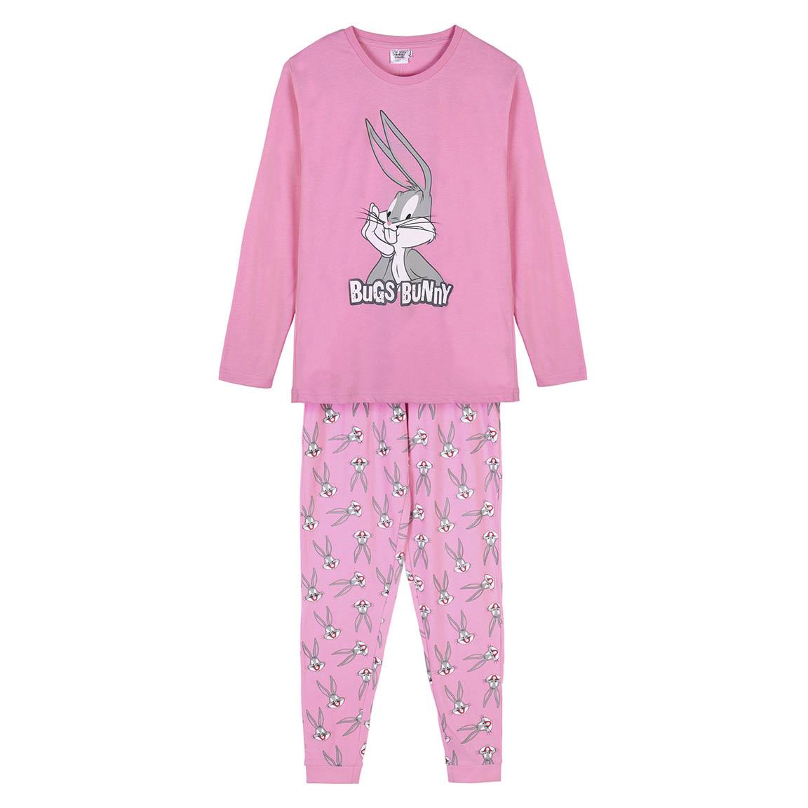 Pijama largo single jersey looney tunes