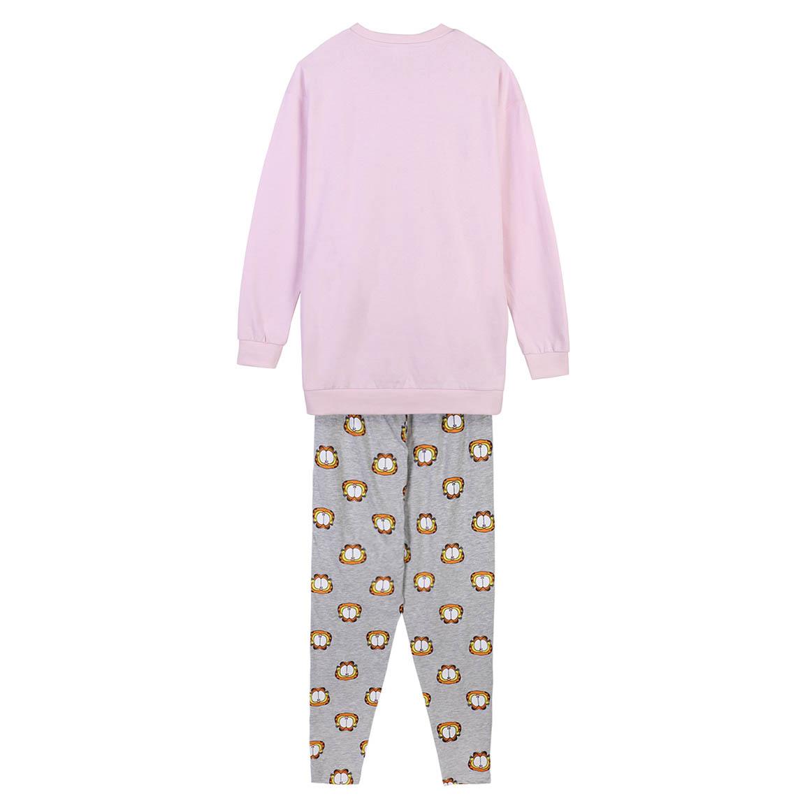 Pijama largo cotton brushed garfield