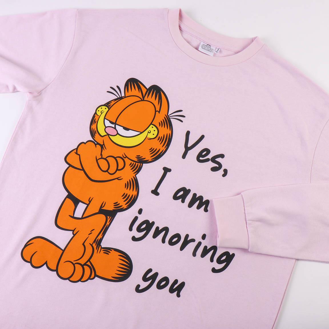 Pijama largo cotton brushed garfield