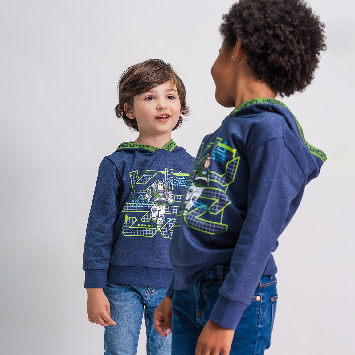 Sudadera con capucha cotton brushed buzz lightyear