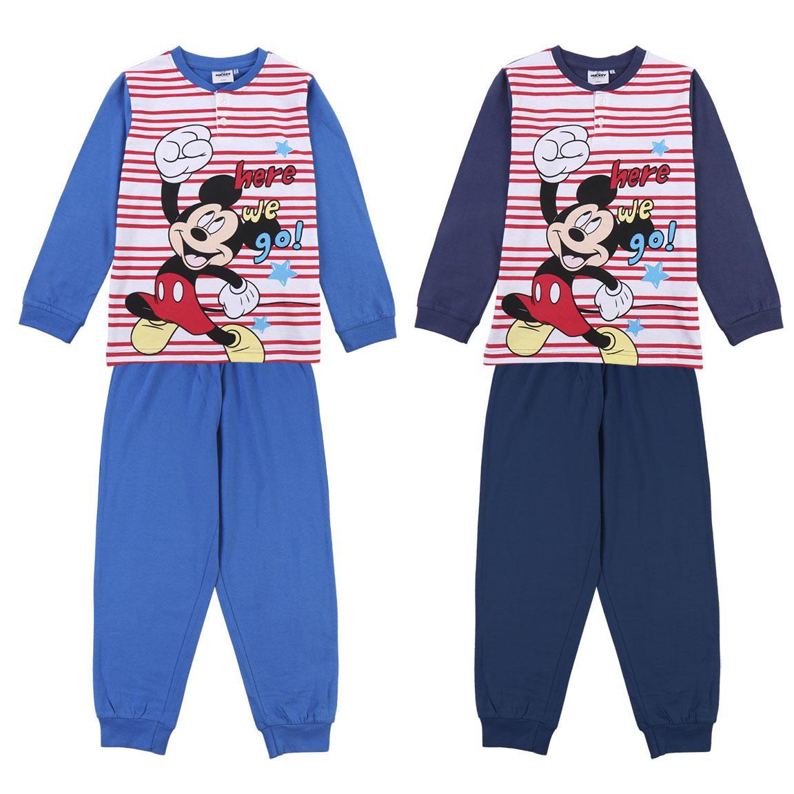 Pijama largo single jersey algodón mickey