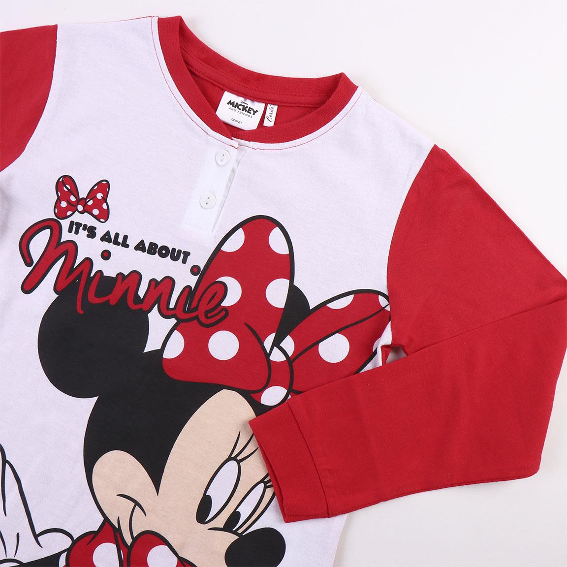 Pijama largo single jersey algodón minnie