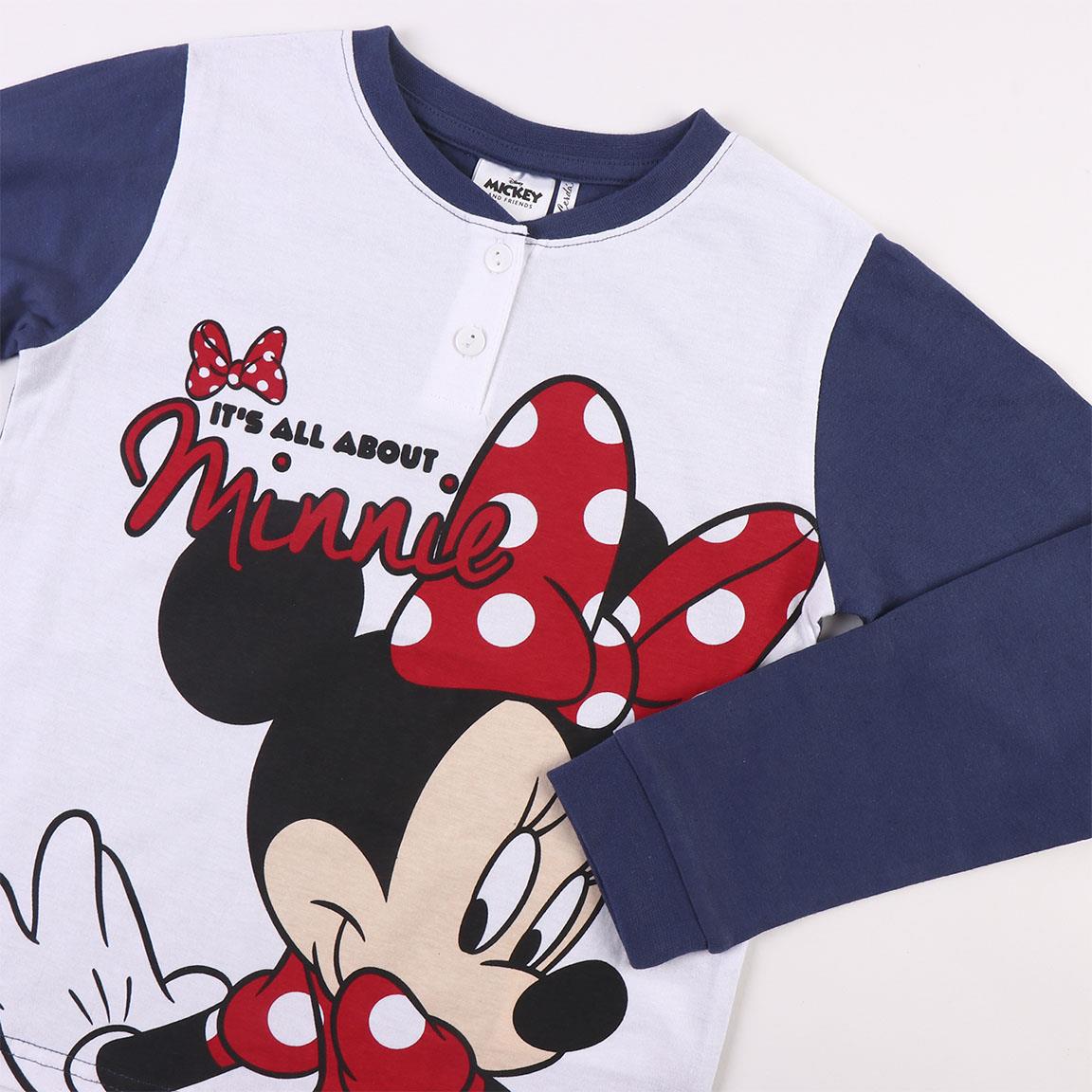 Pijama largo single jersey algodón minnie