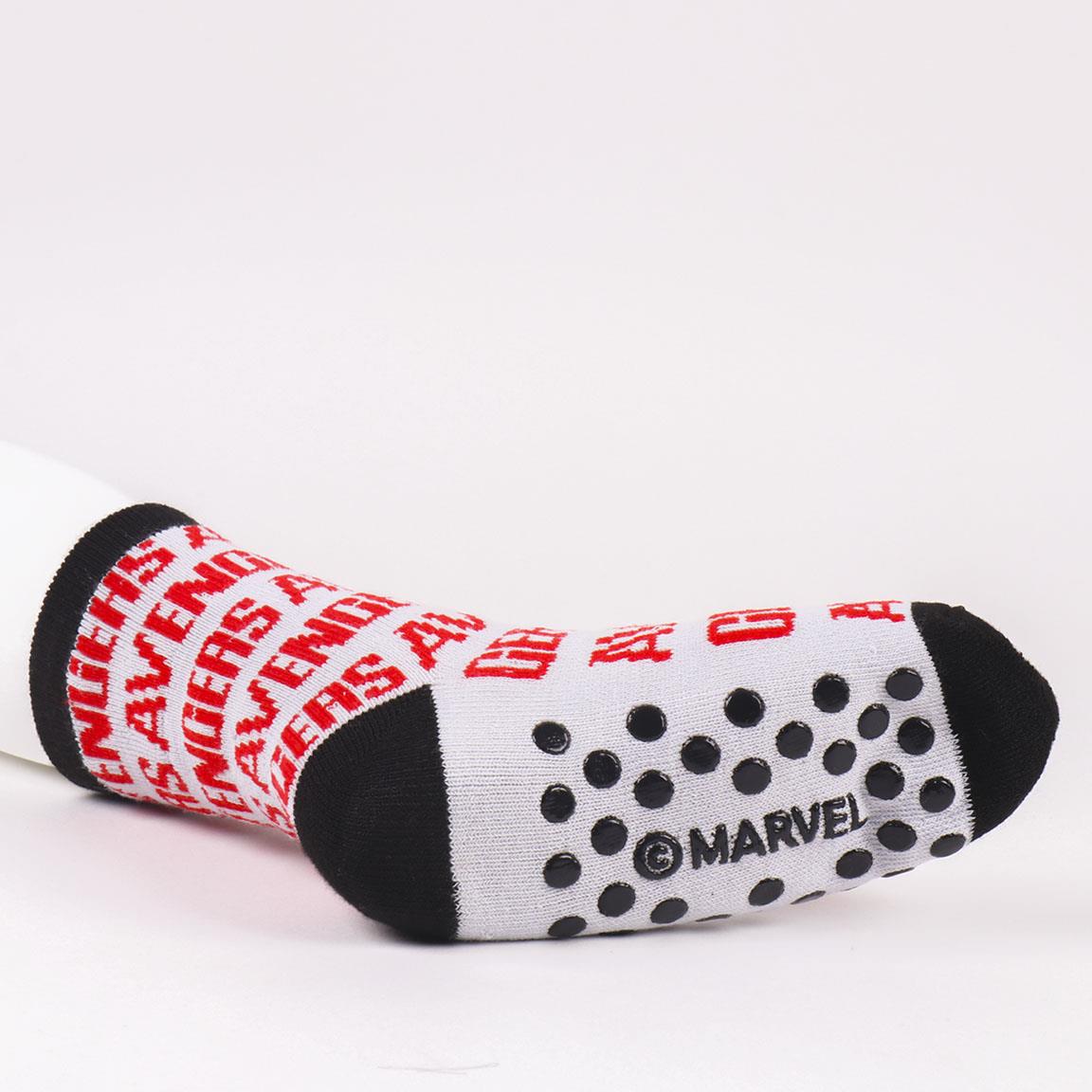 Calcetin antideslizante 2 piezas avengers