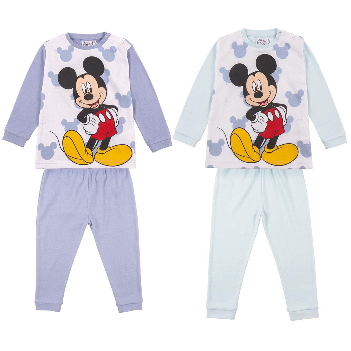 Pijama largo interlock mickey