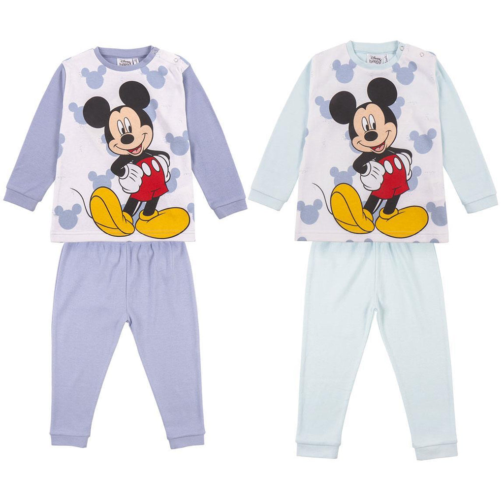 Pijama largo interlock mickey