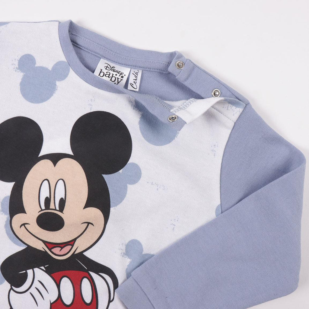 Pijama largo interlock mickey