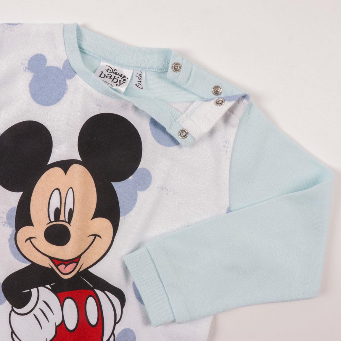 Pijama largo interlock mickey