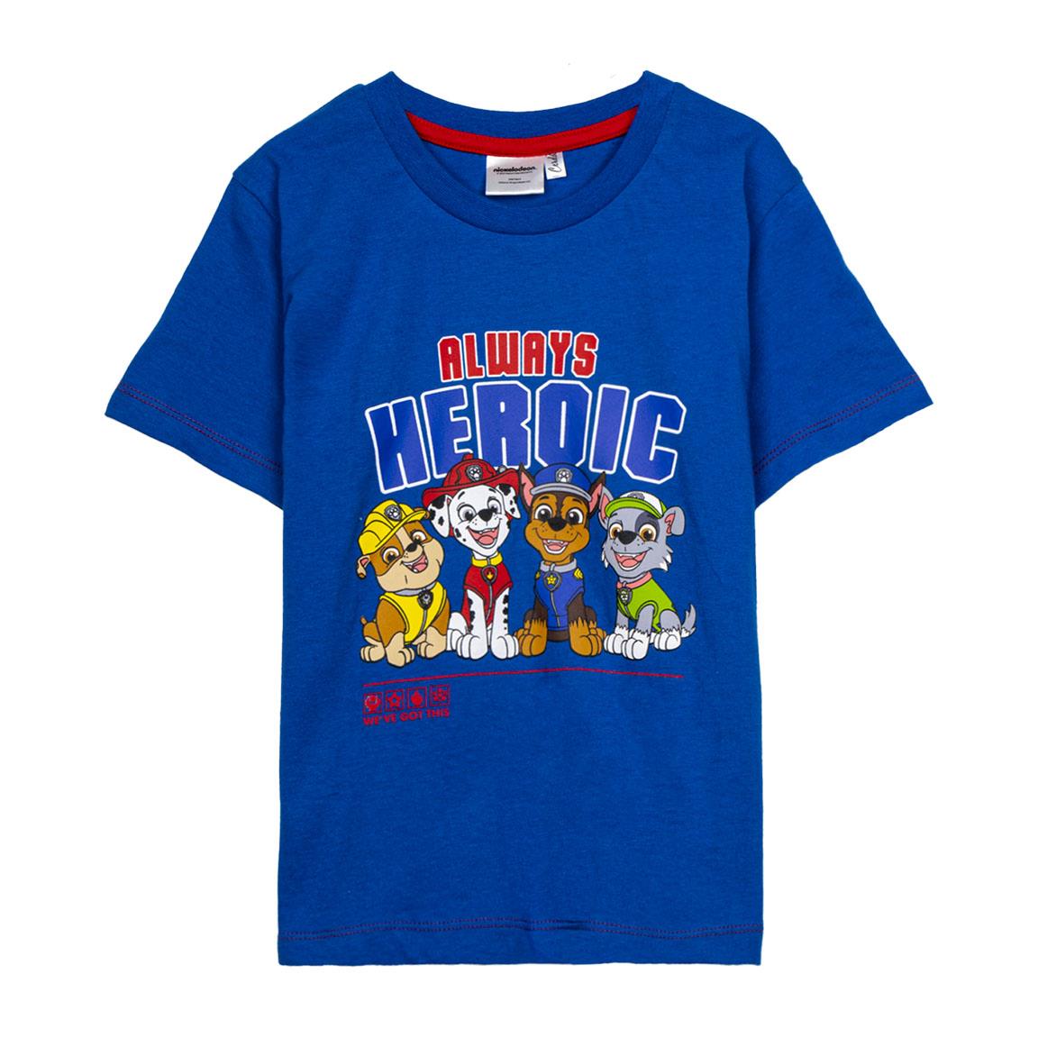 Camiseta corta single jersey paw patrol