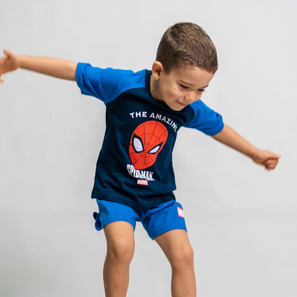 Pijama corto single jersey spiderman