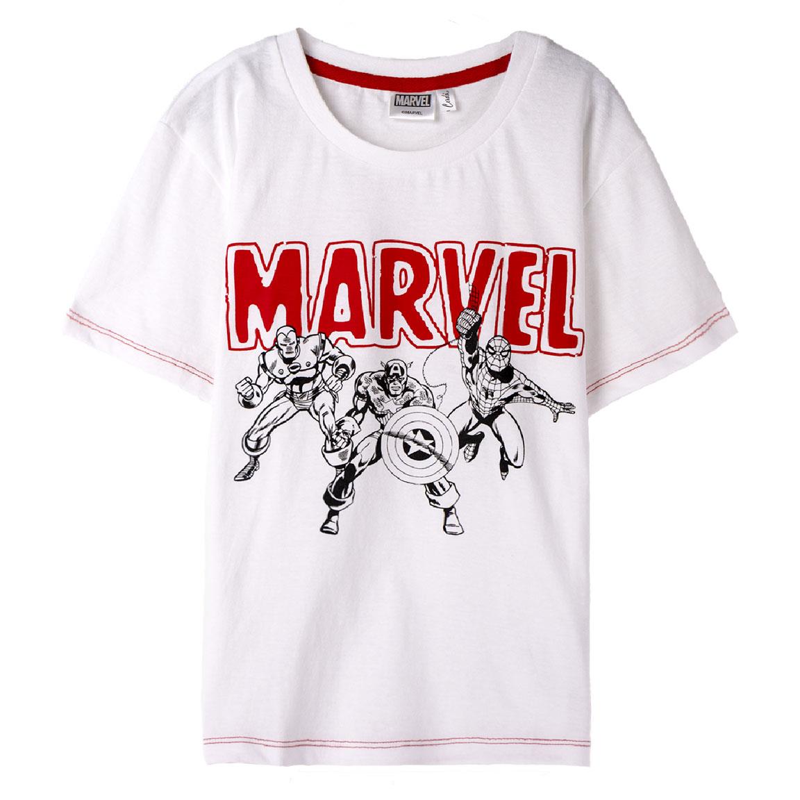 Camiseta corta single jersey marvel