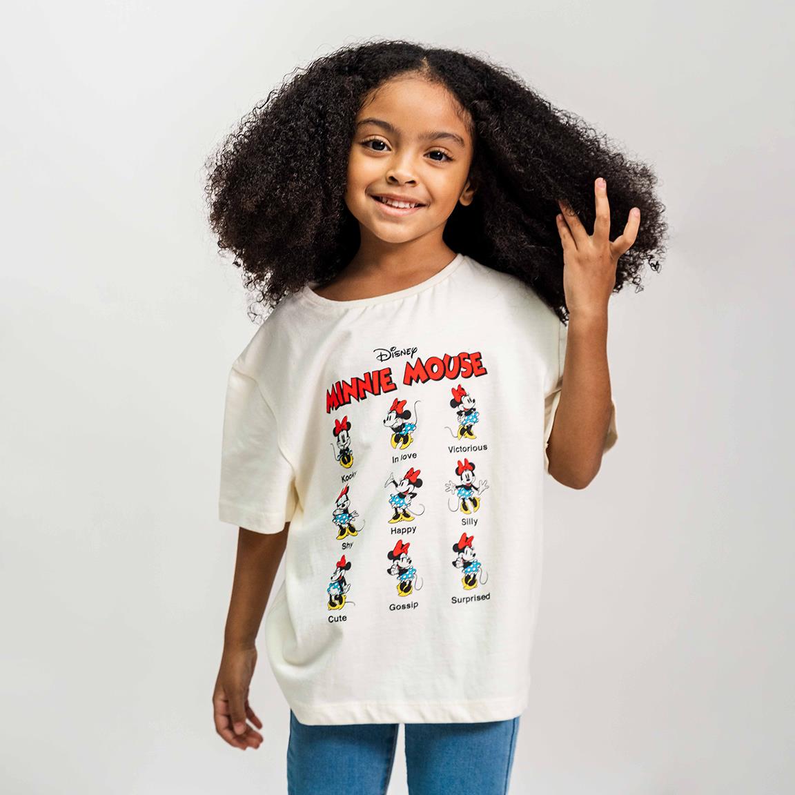 Camiseta corta single jersey minnie