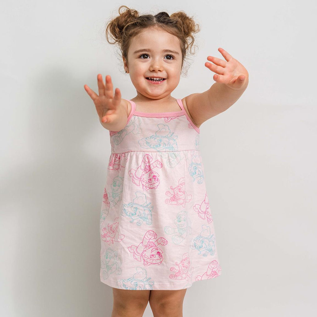 Vestido single jersey accesorios paw patrol