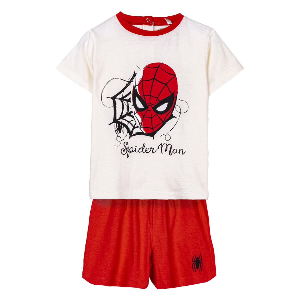 Pijama corto single jersey spiderman