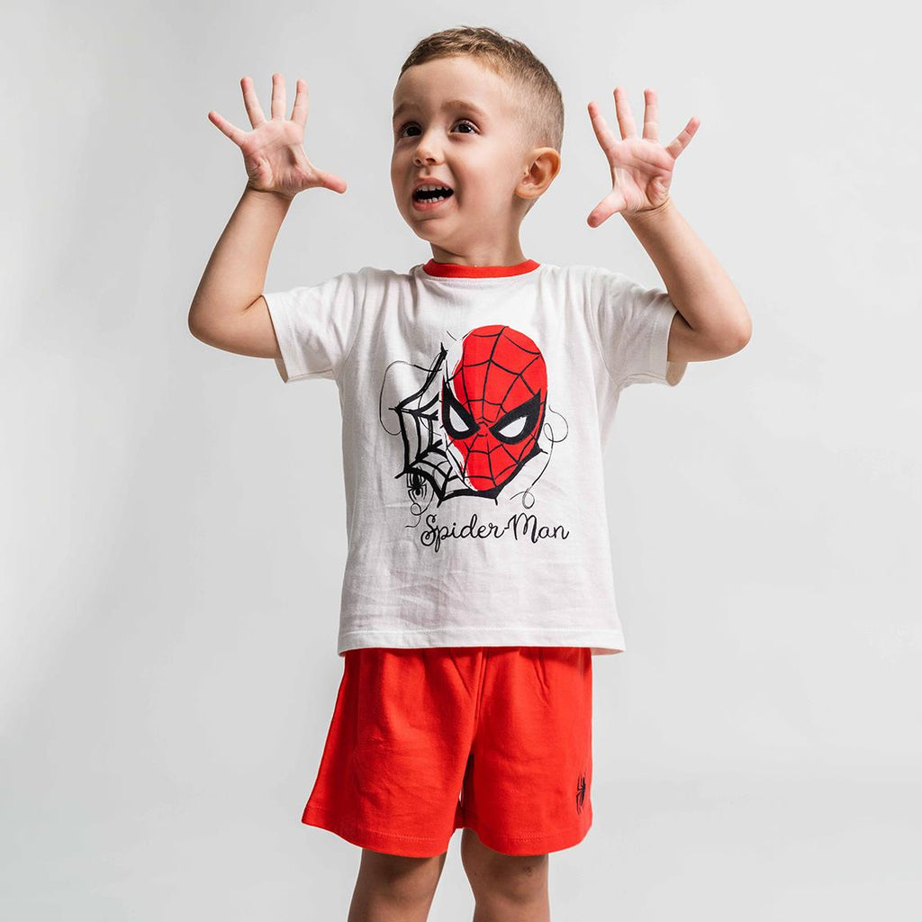Pijama corto single jersey spiderman