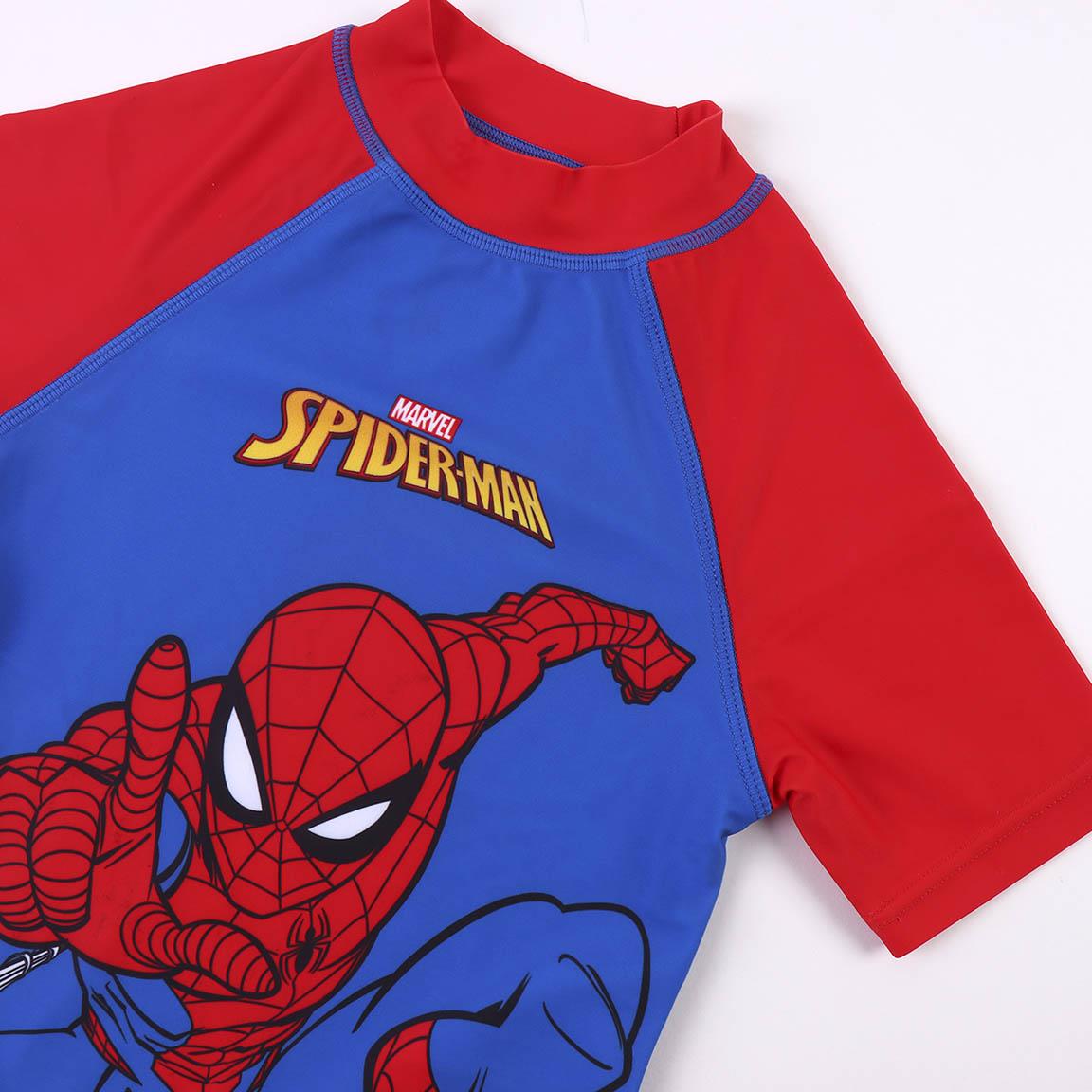 Camiseta baño spiderman