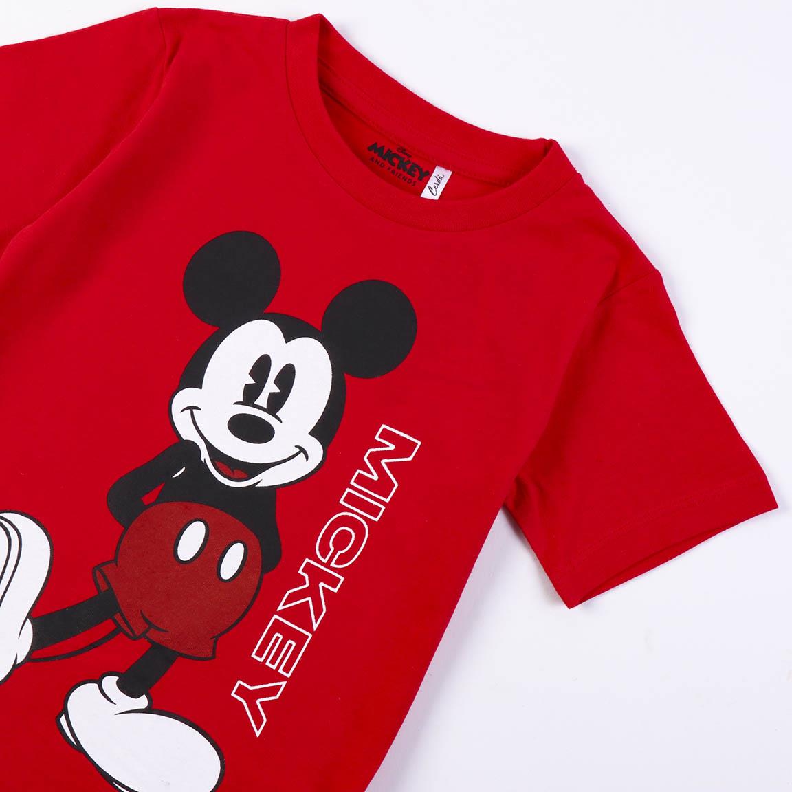 Camiseta corta single jersey mickey