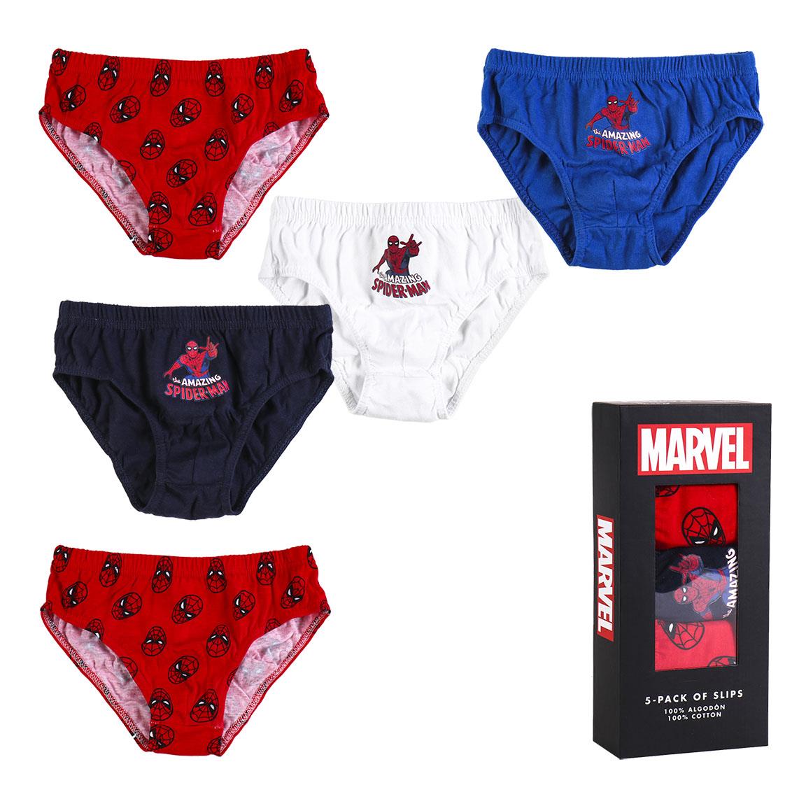 Pack calzoncillos single jersey 5 piezas spiderman