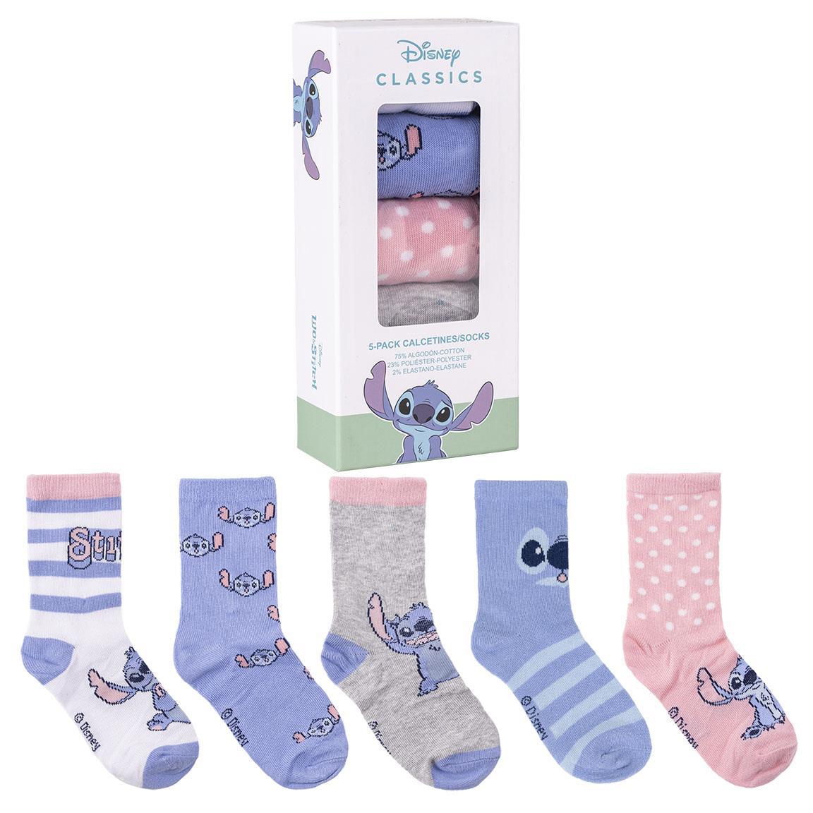 Pack calcetines 5 piezas stitch