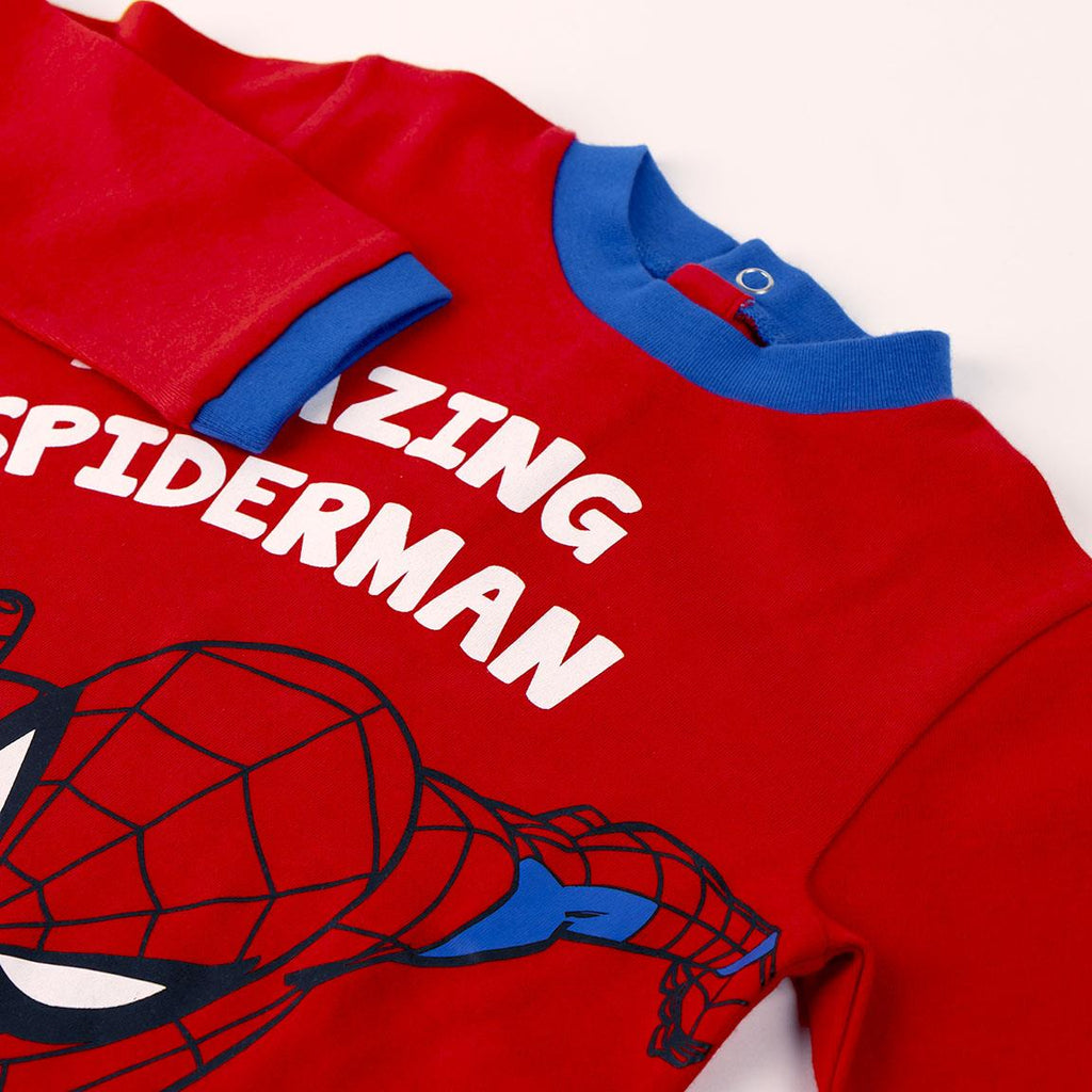 Pijama largo interlock spiderman