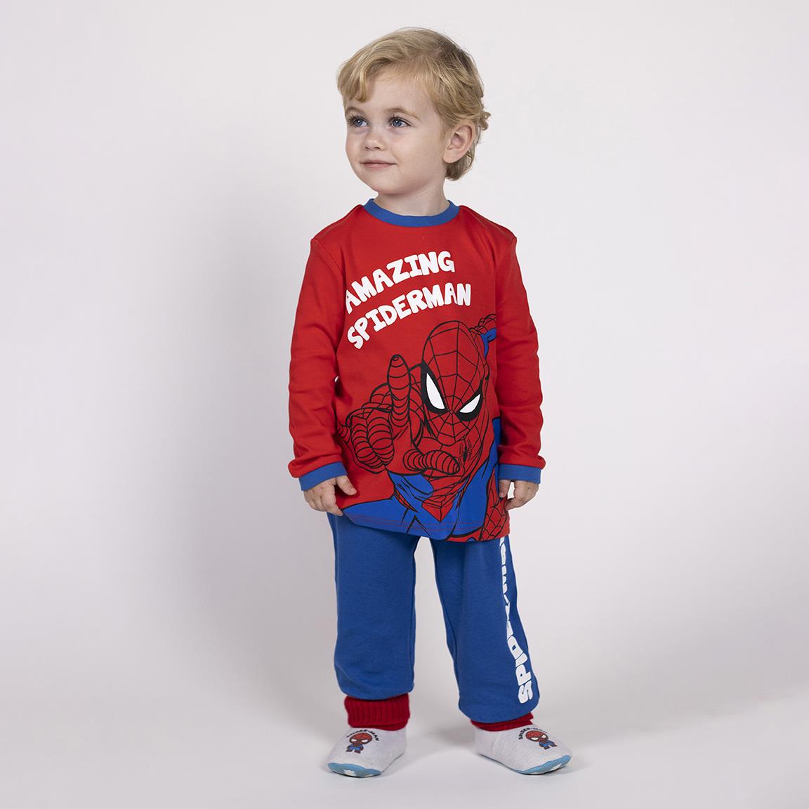 Pijama largo interlock spiderman