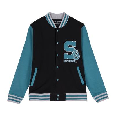 Sudadera con cremallera cotton brushed harry potter slytherin