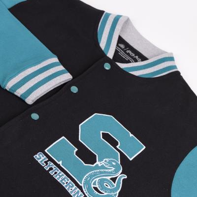 Sudadera con cremallera cotton brushed harry potter slytherin