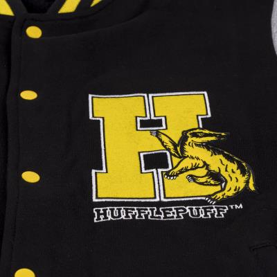 Sudadera con cremallera cotton brushed harry potter hufflepuff