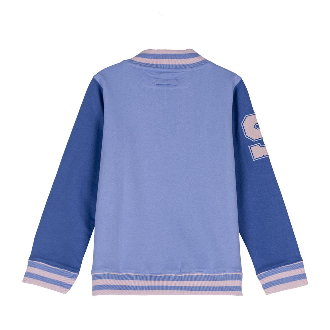 Sudadera con cremallera cotton brushed stitch