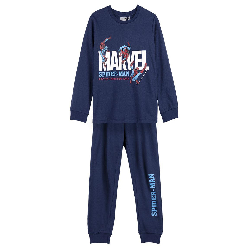 Pijama largo single jersey spiderman