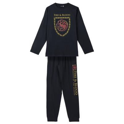 Pijama largo single jersey house of dragon