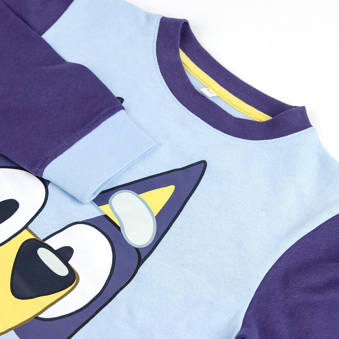 Chandal cotton brushed 2 piezas bluey