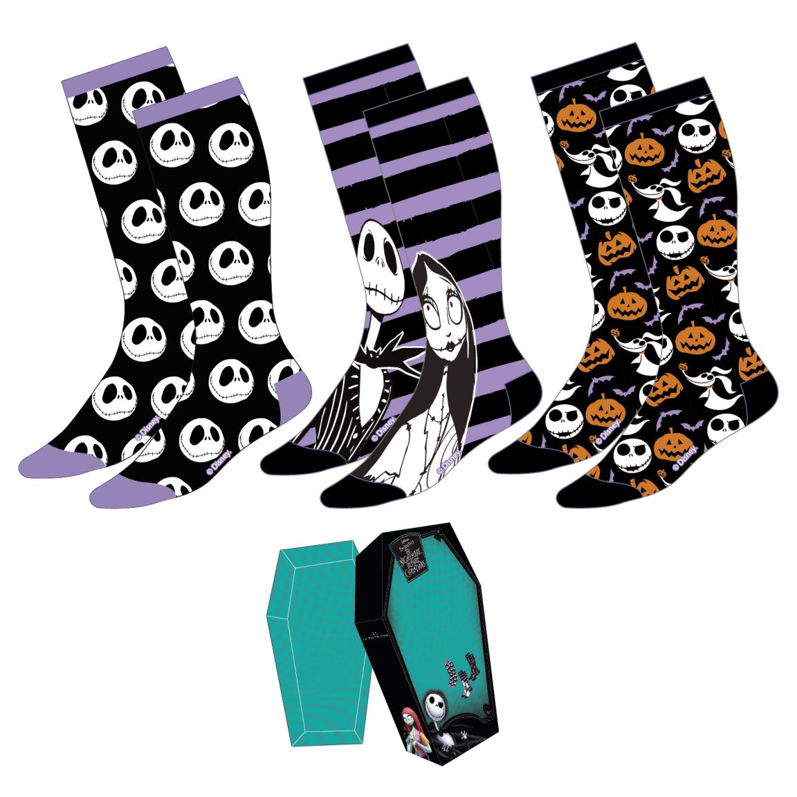 Pack calcetines 3 piezas nightmare before christmas