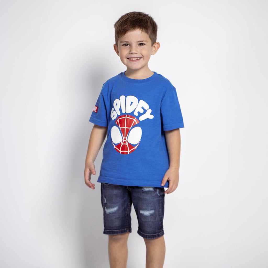 Camiseta corta single jersey spidey