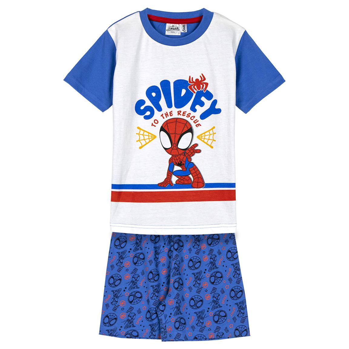Pijama corto single jersey spidey