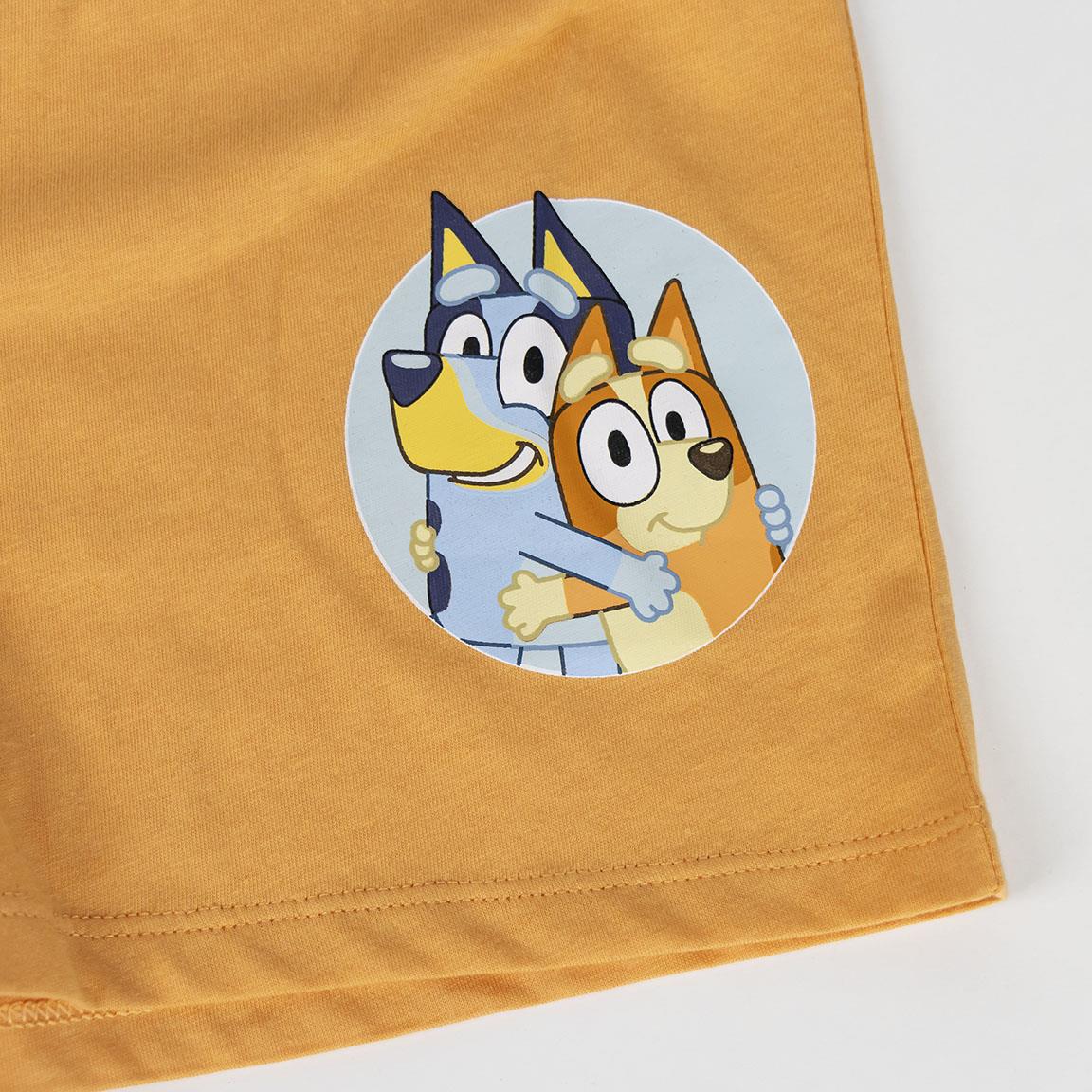 Pijama corto single jersey bluey