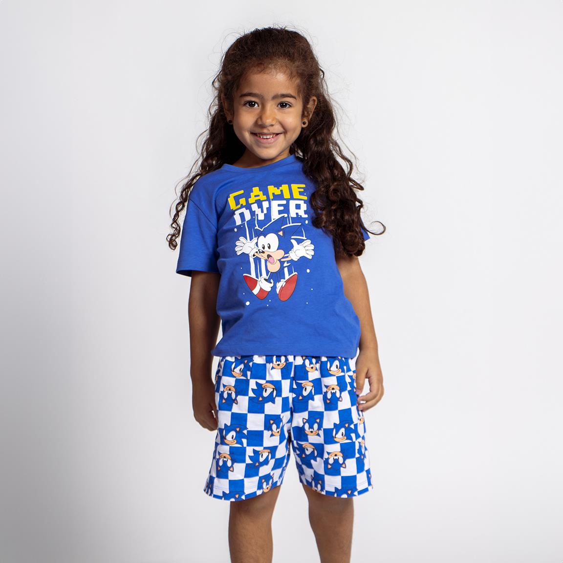 Pijama corto single jersey sonic