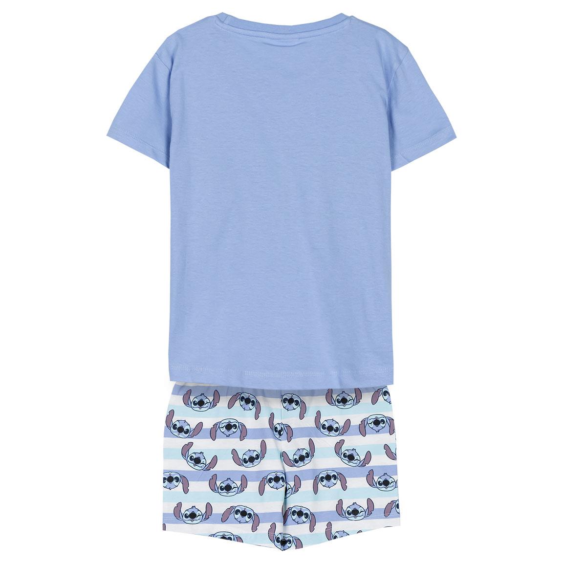 Pijama corto single jersey stitch