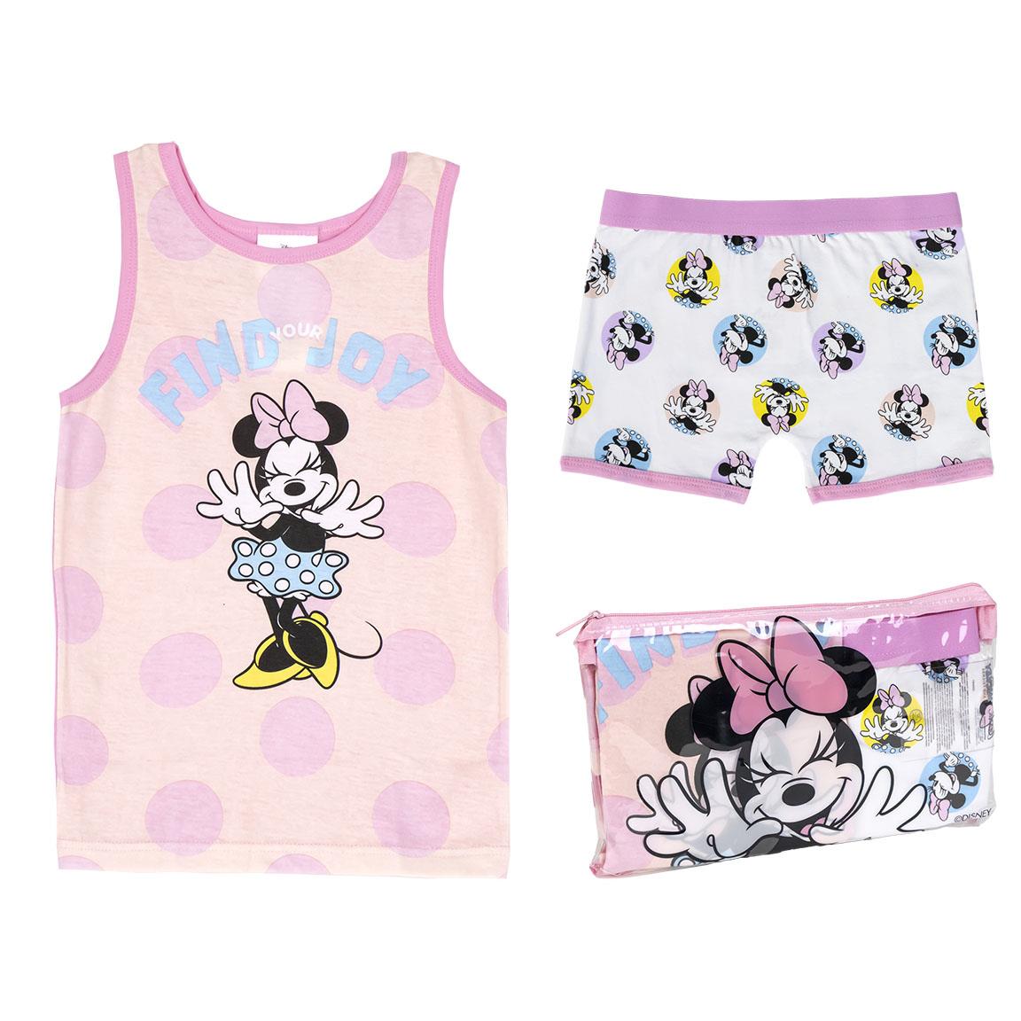 Pijama tirantes single jersey neceser minnie