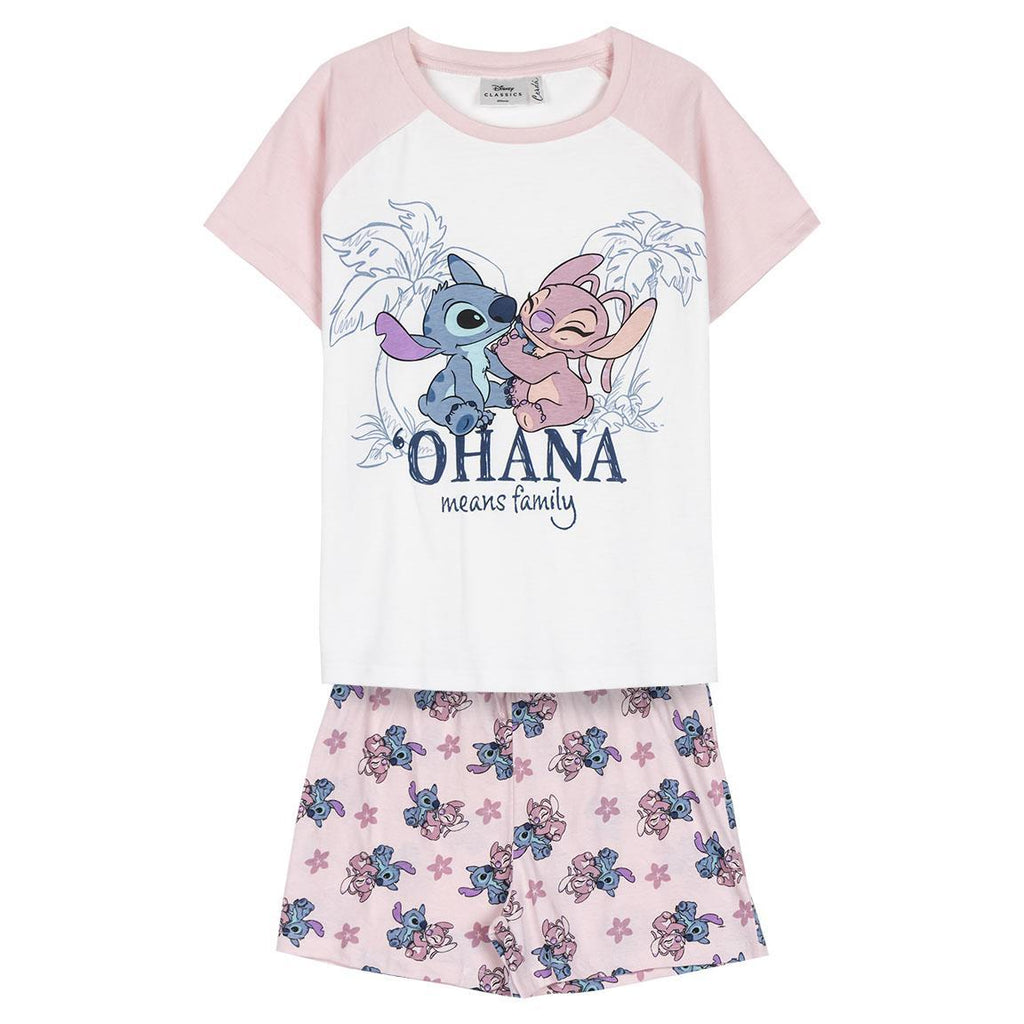 Pijama corto single jersey stitch