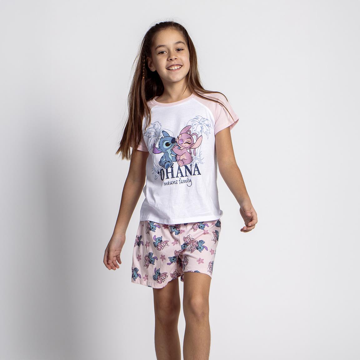 Pijama corto single jersey stitch