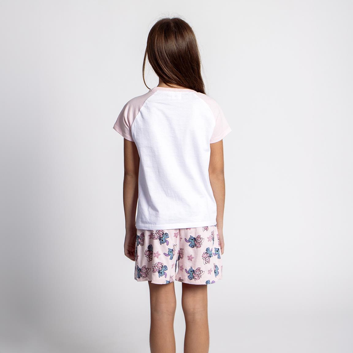 Pijama corto single jersey stitch