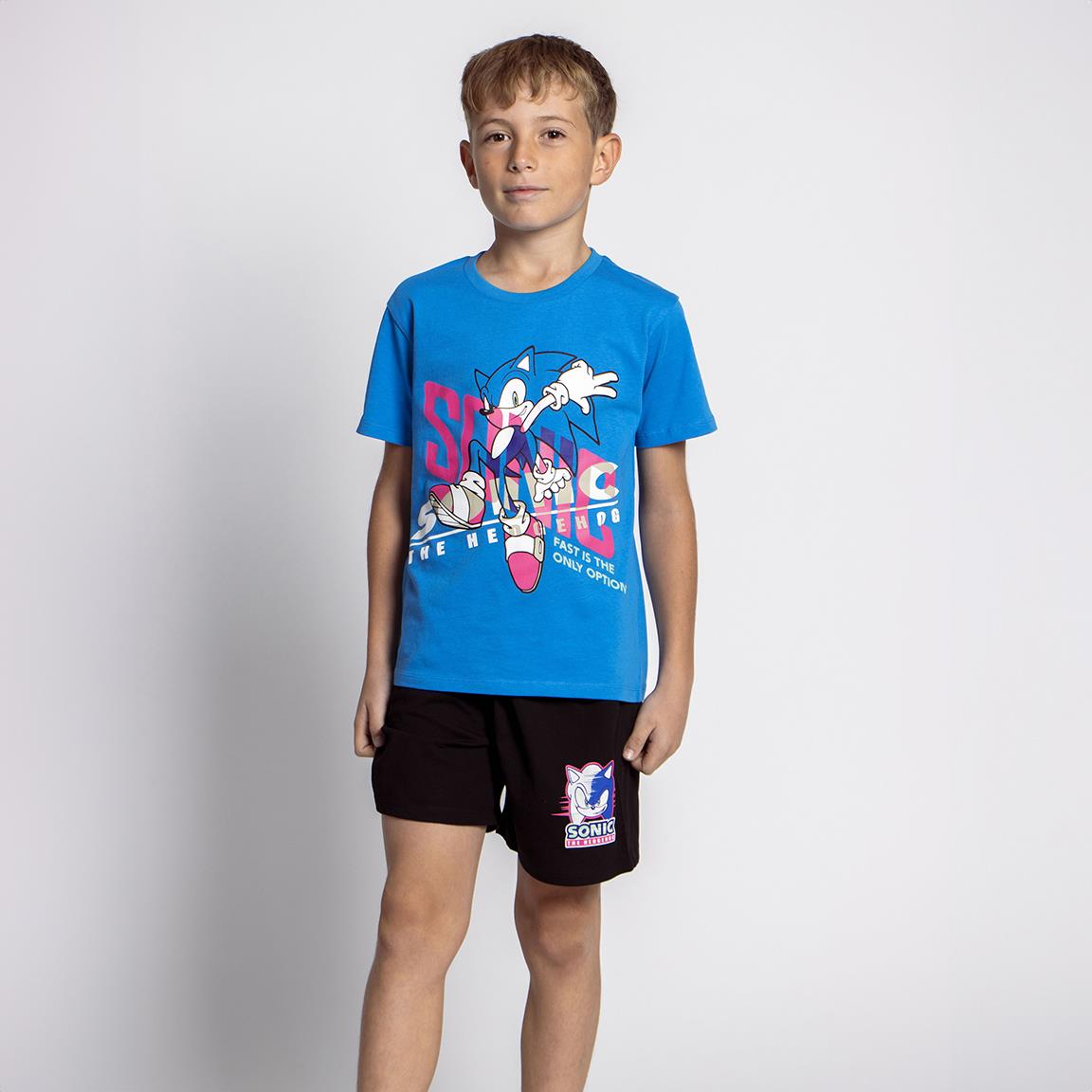 Pijama corto single jersey sonic