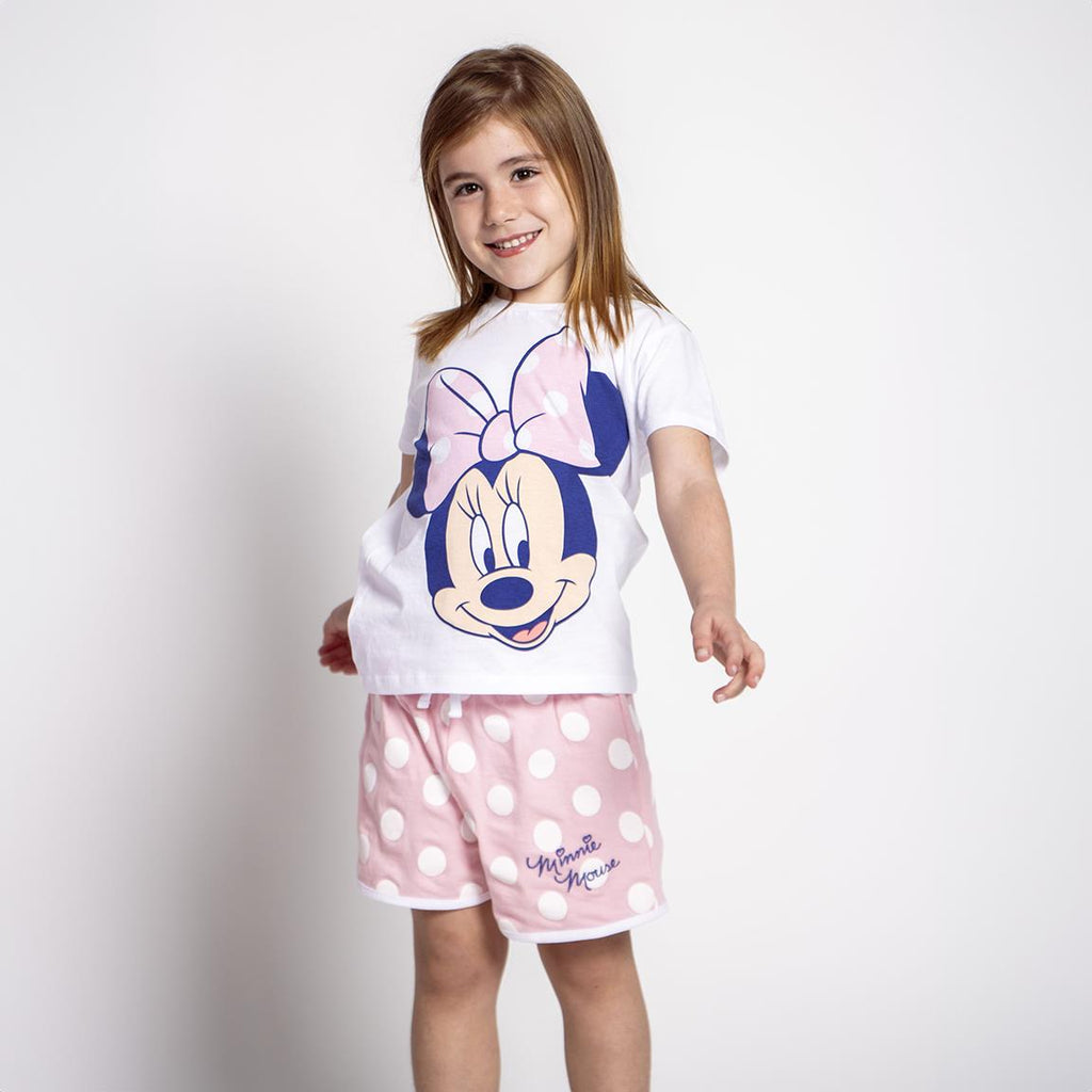 Pijama corto single jersey minnie