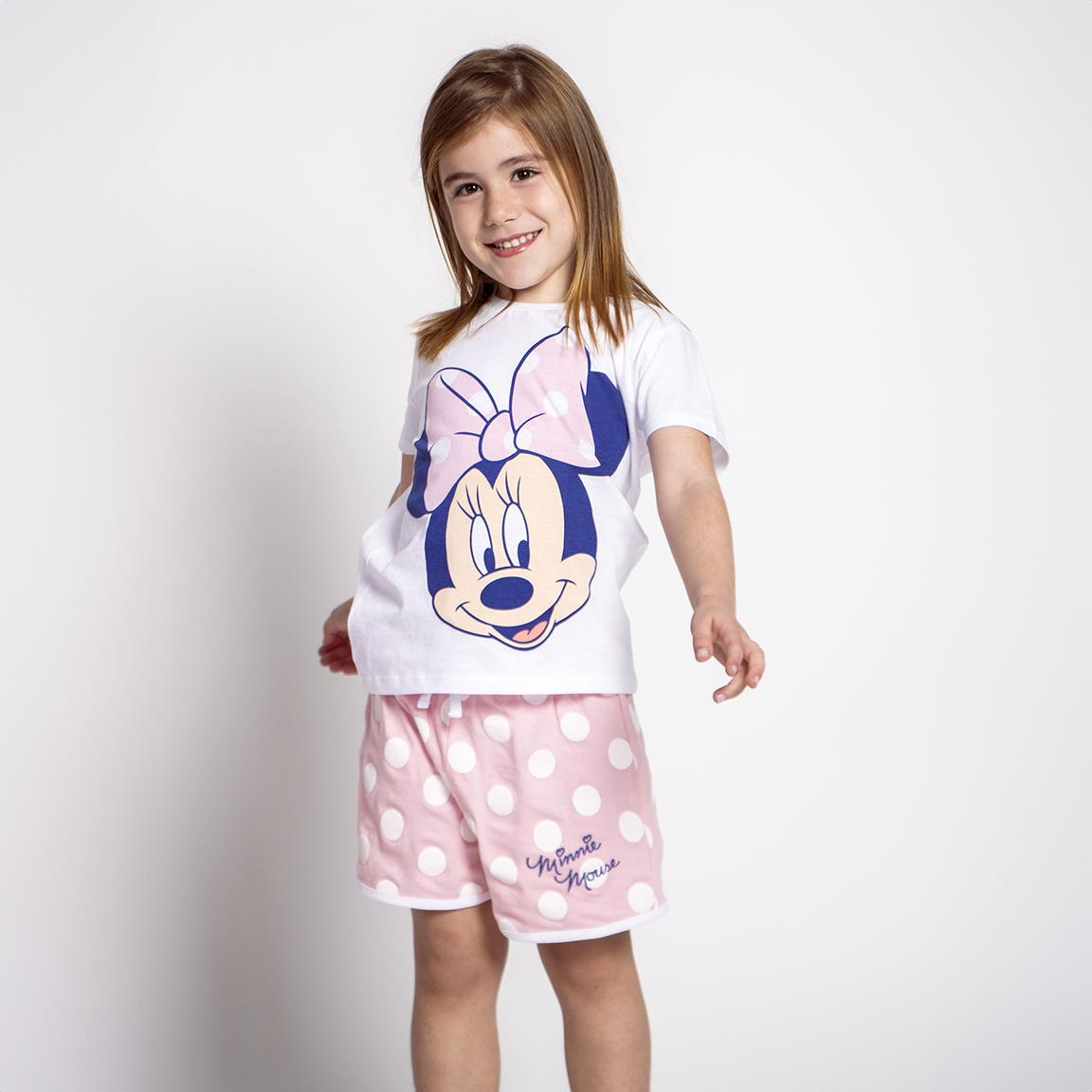 Pijama corto single jersey minnie