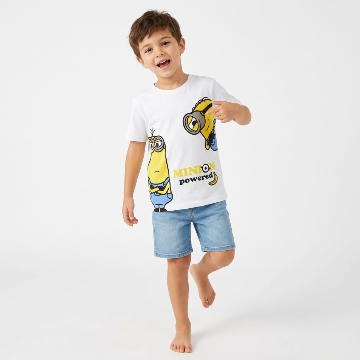 Camiseta corta single jersey minions